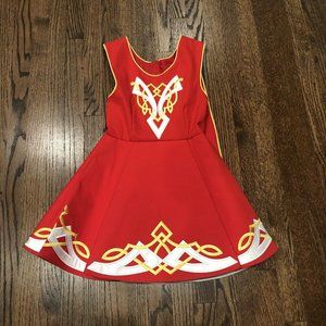 COPY - Irish Dance Red Custom Made Dress Sullivan Shea